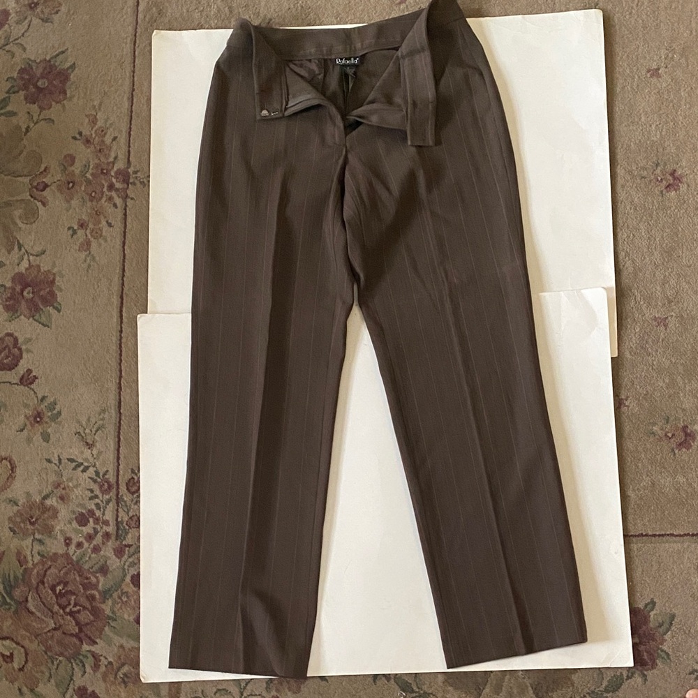 Rafaella womens Chocolate Brown Dress Pants